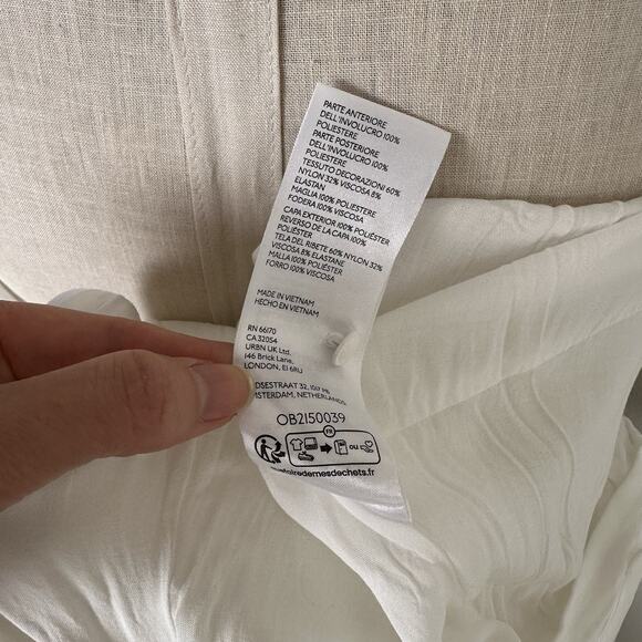 BHLDN Strapless Corset Dress Wedding Rehearsal Minimalist Modern Elegant - Picture 15 of 16